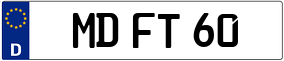 Truck License Plate